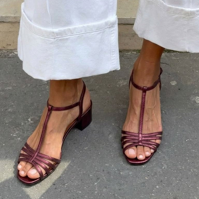 Allegra | Sandale Aurii Eleganță Zilnică