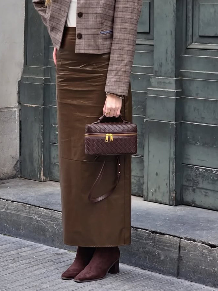 Juliette | Geantă Woven Strutturata Lucida