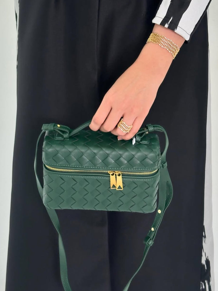 Juliette | Geantă Woven Strutturata Lucida