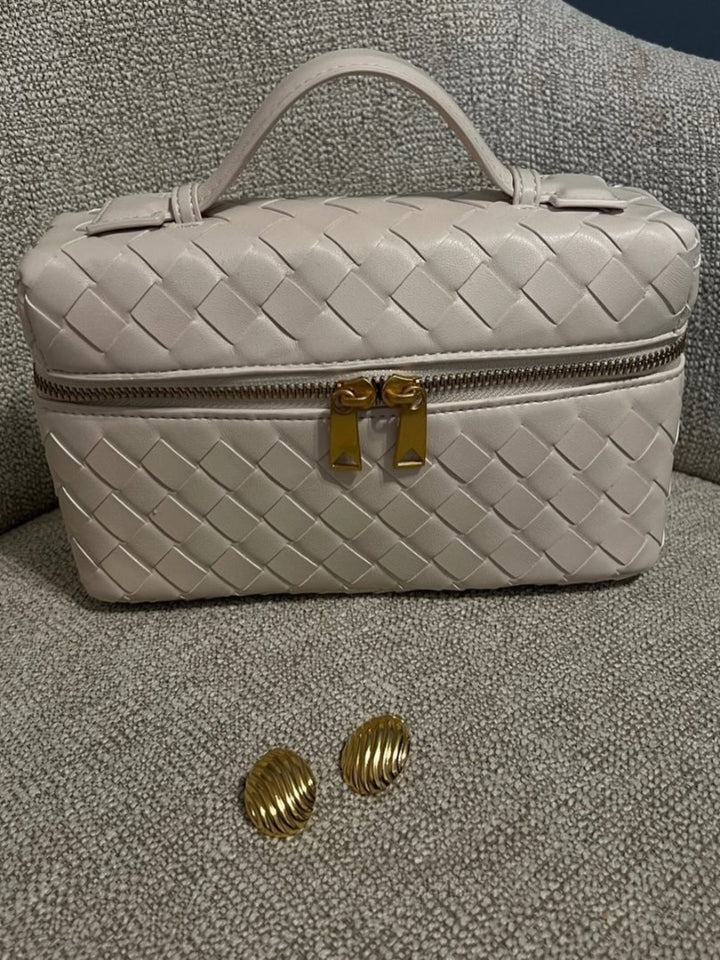 Juliette | Geantă Woven Strutturata Lucida