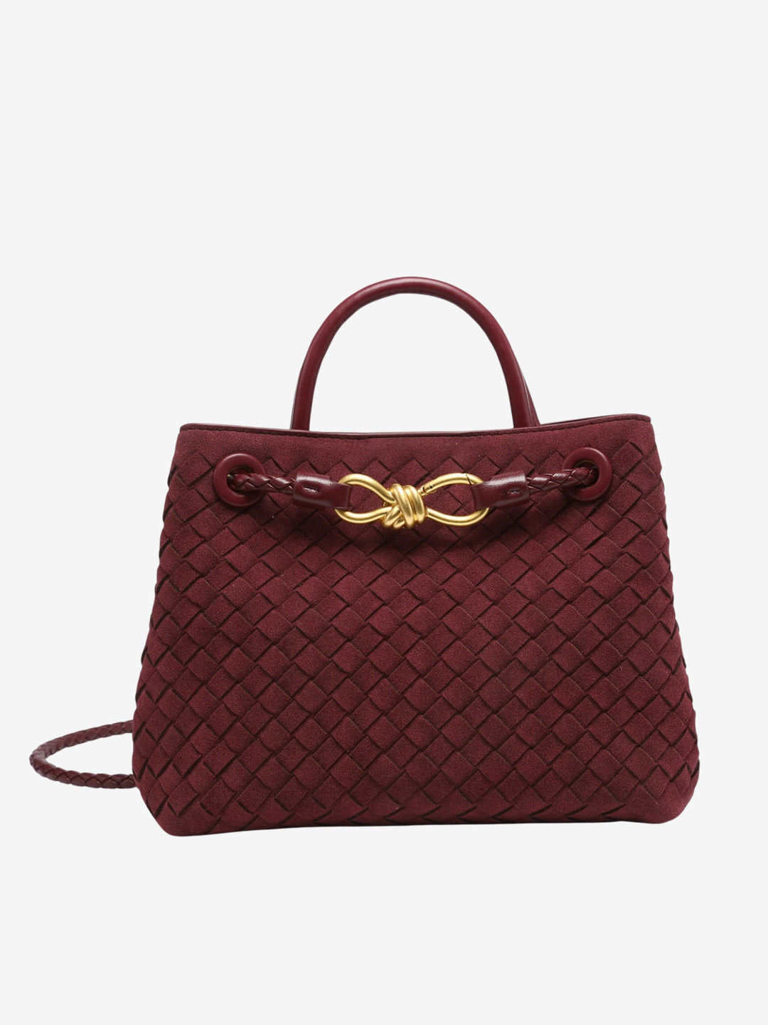 Malia | Geantă Woven Compactă cu Curea Reglabilă