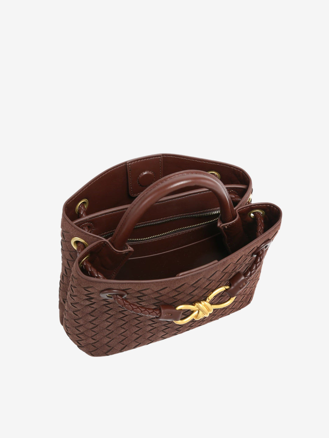 Malia | Geantă Woven Compactă cu Curea Reglabilă