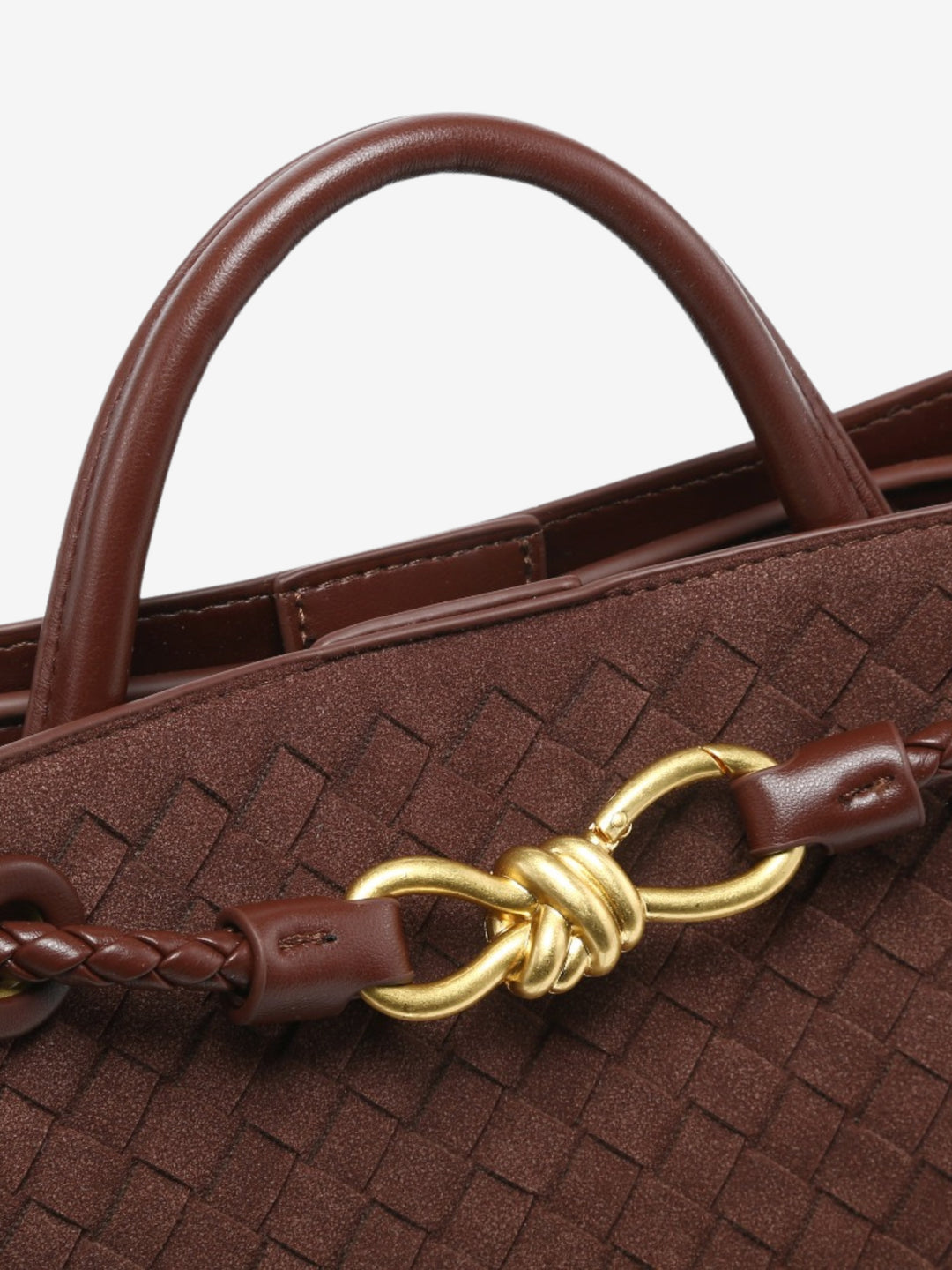 Malia | Geantă Woven Compactă cu Curea Reglabilă
