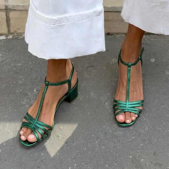 Allegra | Sandale Aurii Eleganță Zilnică