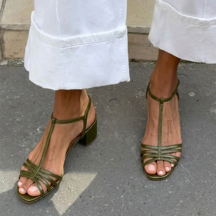 Allegra | Sandale Aurii Eleganță Zilnică